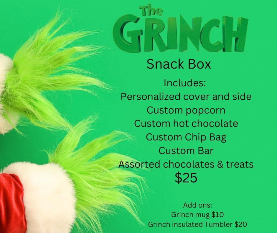 Grinch Snack Box | Local Preorder