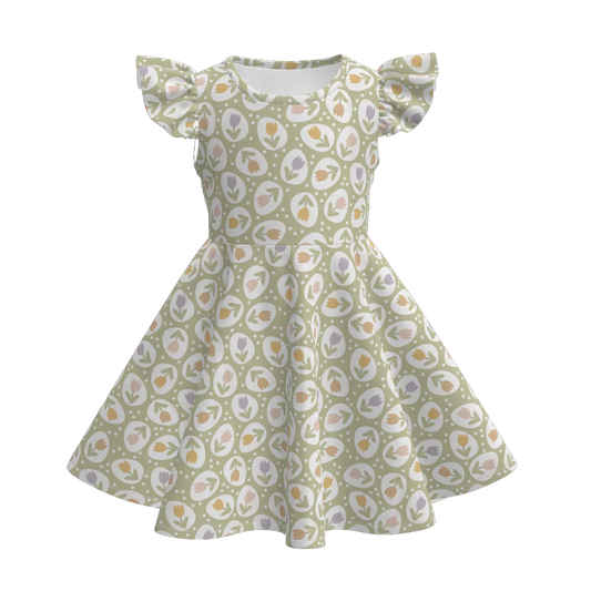 Easter Themed Twirl Dress  | Preorder