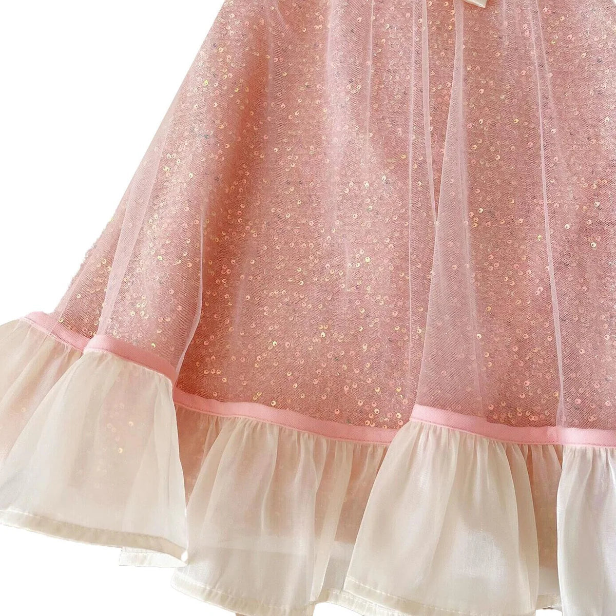 Champagne Pink Sequin Dress | Preorder