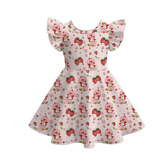 Strawberry Themed Twirl Dress | Preorder