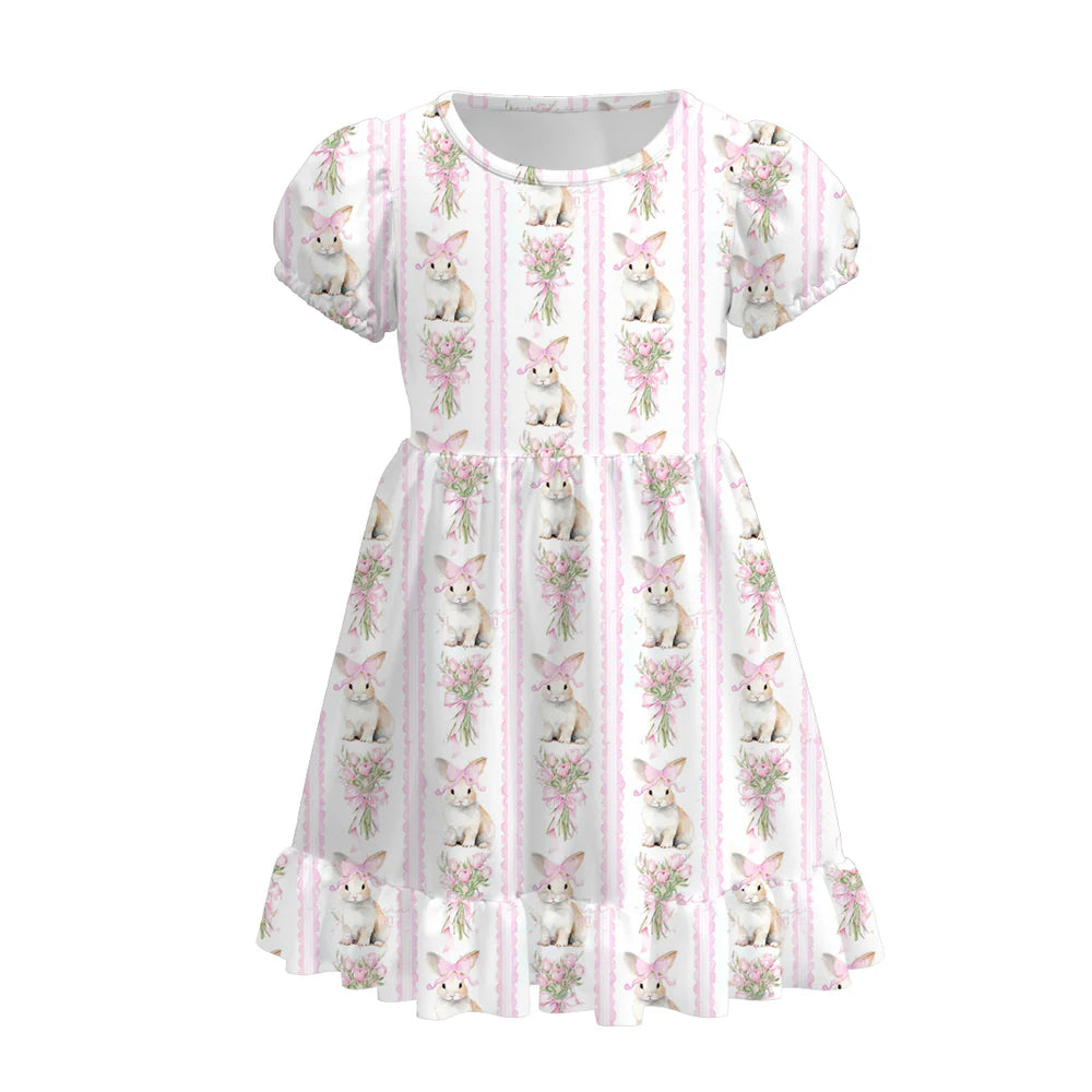 Easter Print Twirl Dress  | Preorder