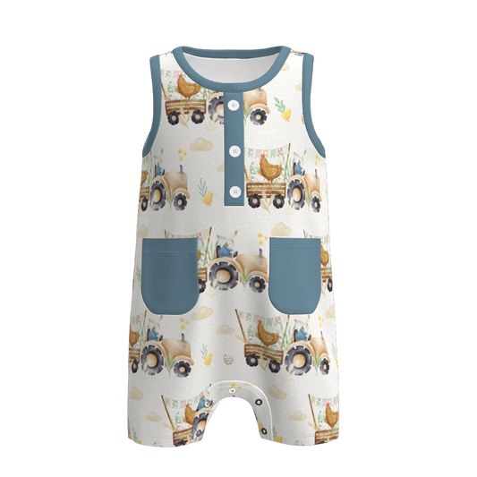 Spring Boy Romper  | Preorder
