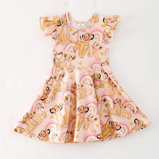 Besties & Rainbows Twirl Dress | Preorder
