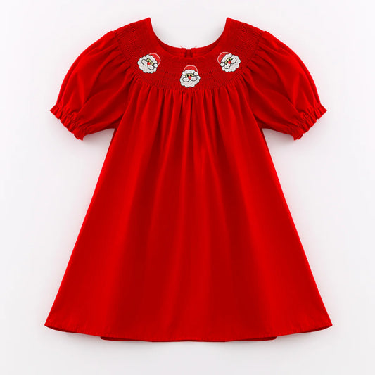 Smocked Christmas Dress | Preorder