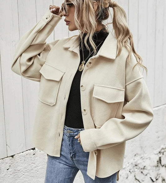 Fall Jacket for Her (Cream White) | Pre-Order