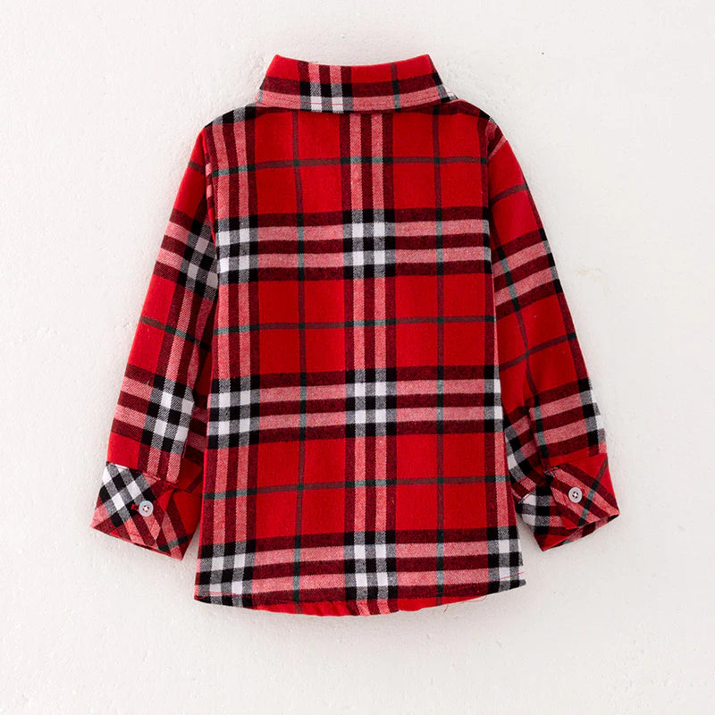 Classic Red Plaid Christmas Shirt | Preorder
