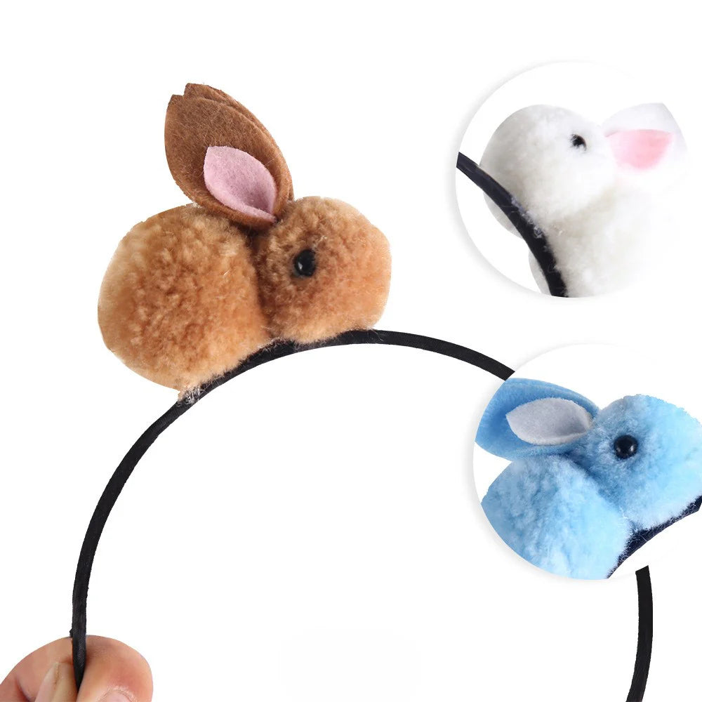 Fluffy Easter Bunny Headband