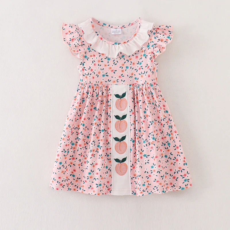 Peaches & Flowers Dress | Preorder
