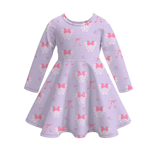 Girls Character Love Day Print Twirl Dress | Preorder