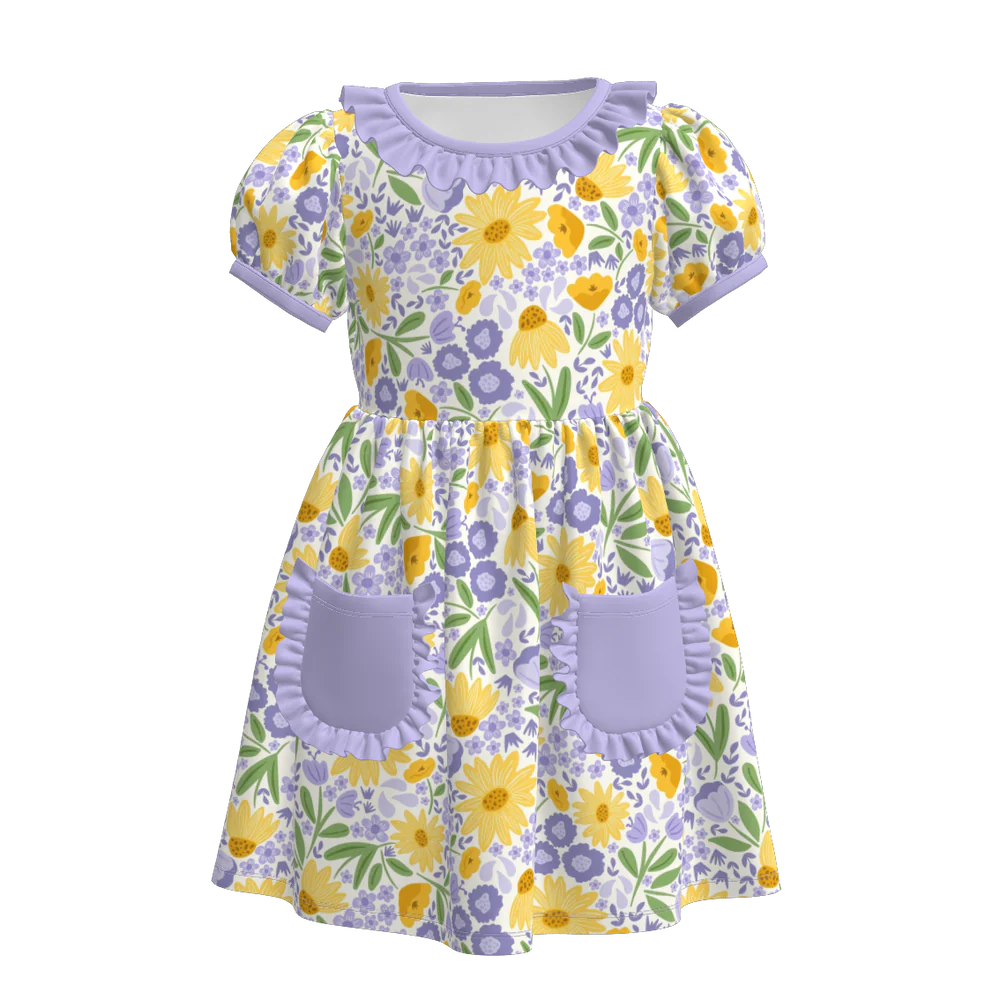 Easter Bunny Frill Cuff Dress | Preorder