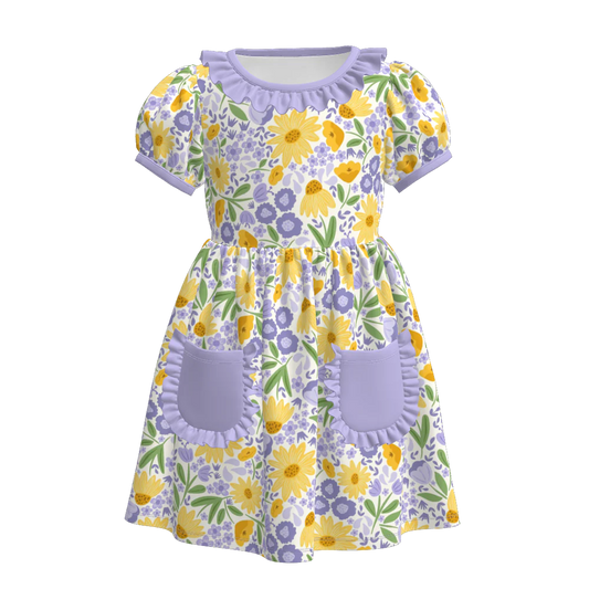 Easter Bunny Frill Cuff Dress | Preorder