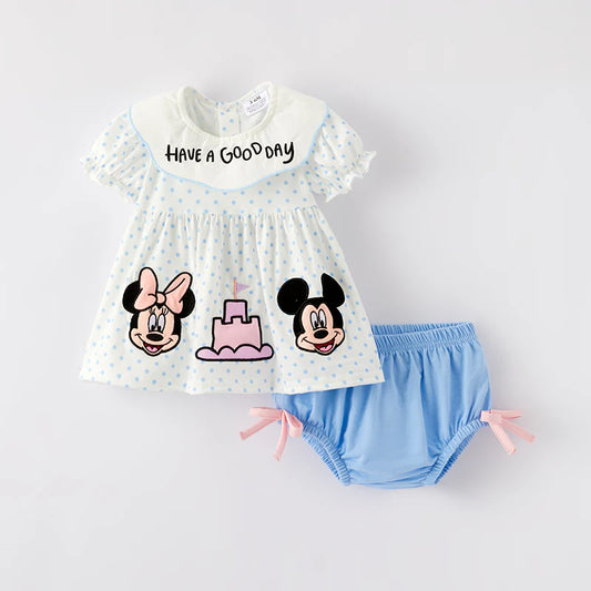 Applique Mouse Romper Set | Preorder