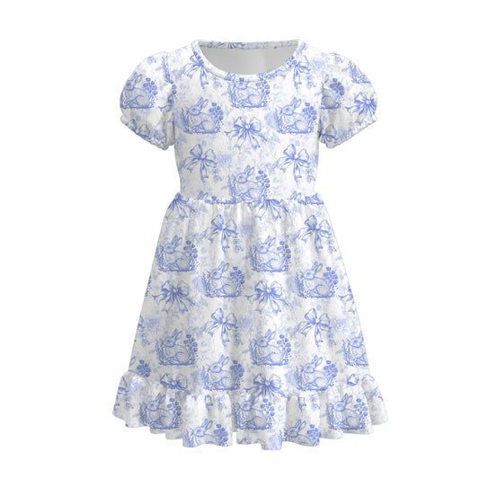 Easter Print Twirl Dress  | Preorder