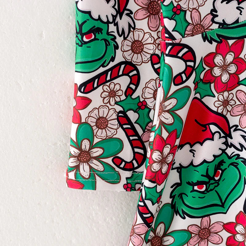 Santa Grinch Adult Twirl Dress | Pre-Order