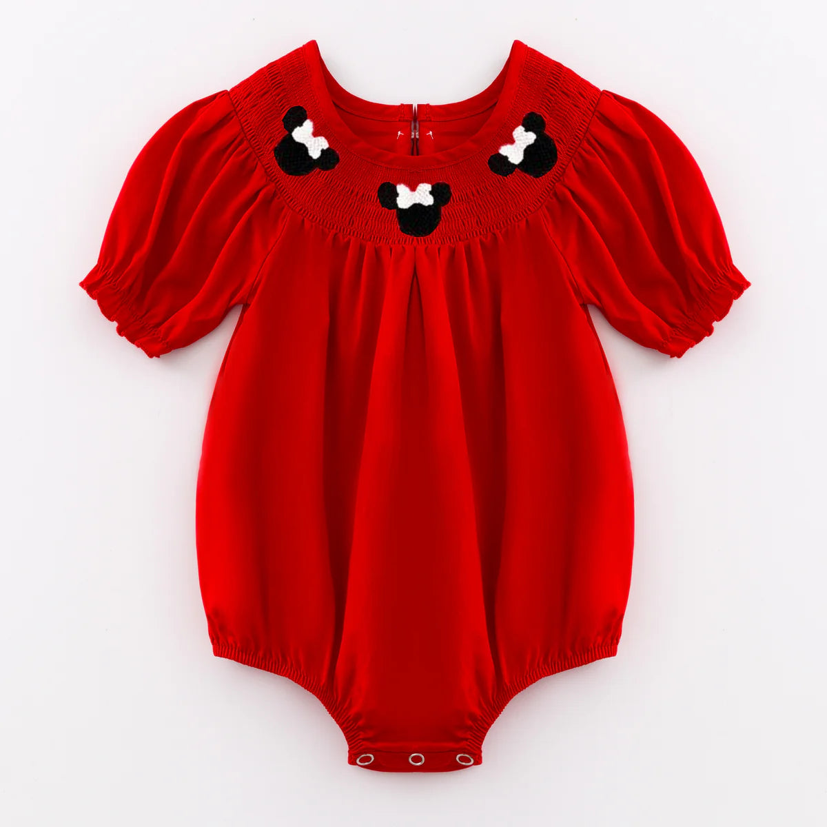 Embroidered Minnie Smocked Dress | PreOrder