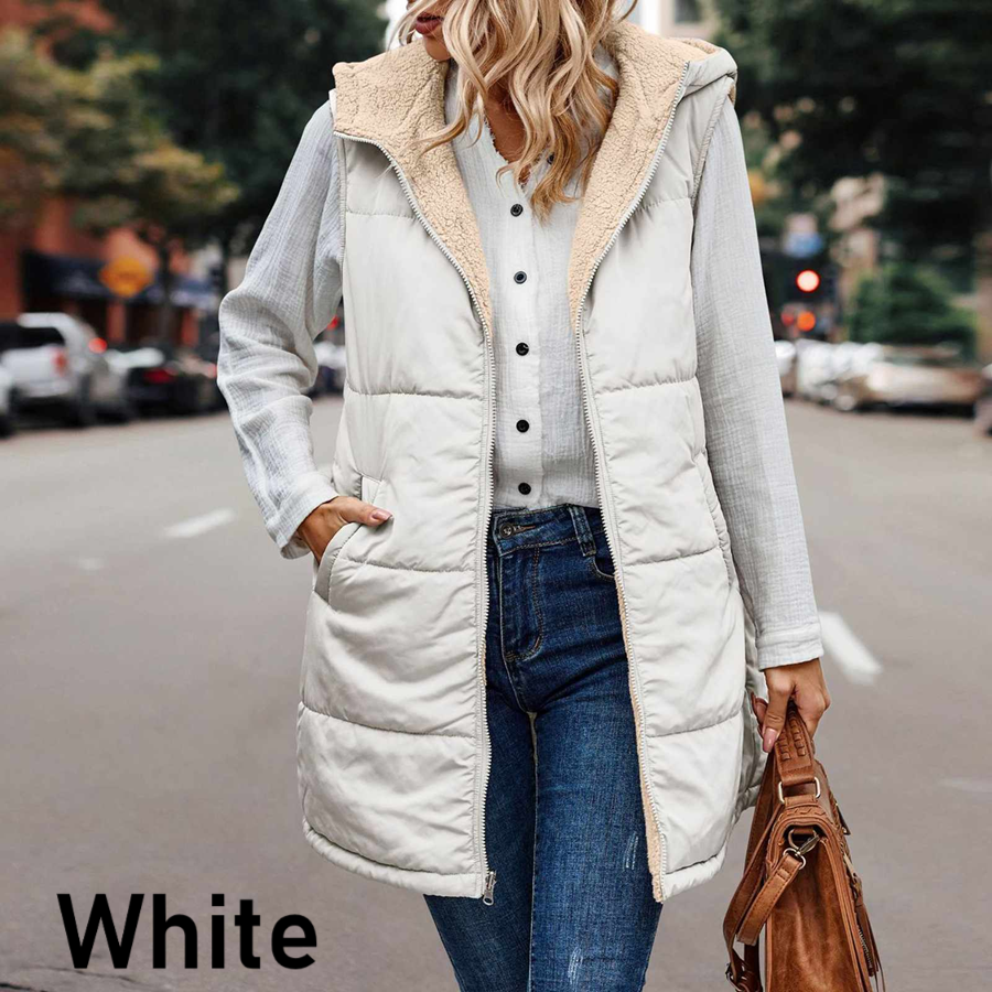 Reversible Sherpa Lined Hooded Vest Pre-Order