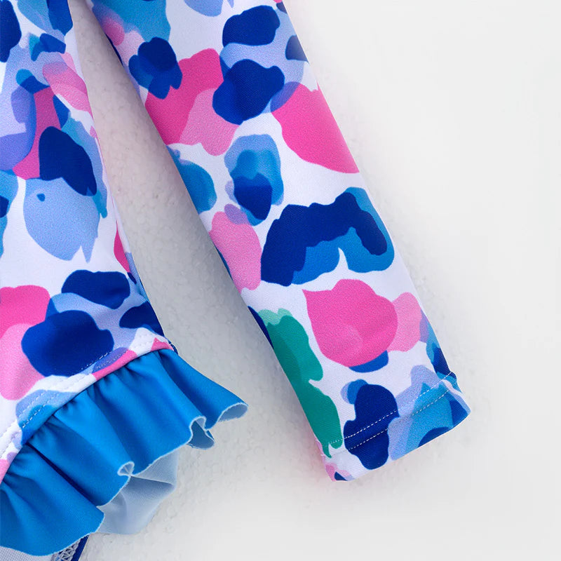 The Rainbow Lepoard Print Swimsuit  | Preorder