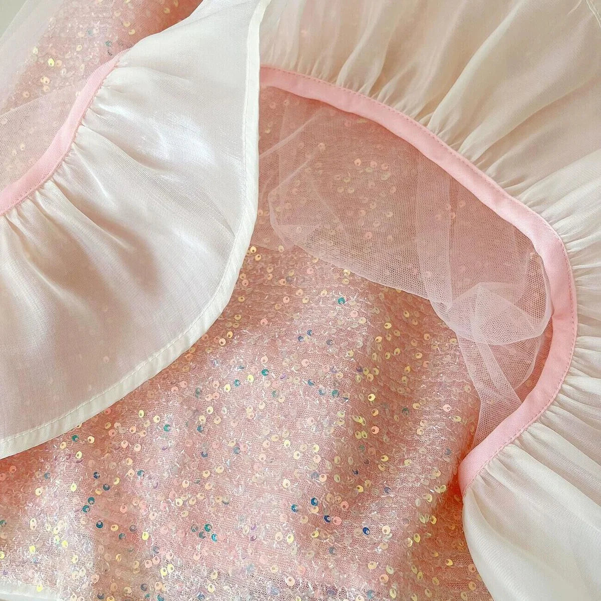 Champagne Pink Sequin Dress | Preorder