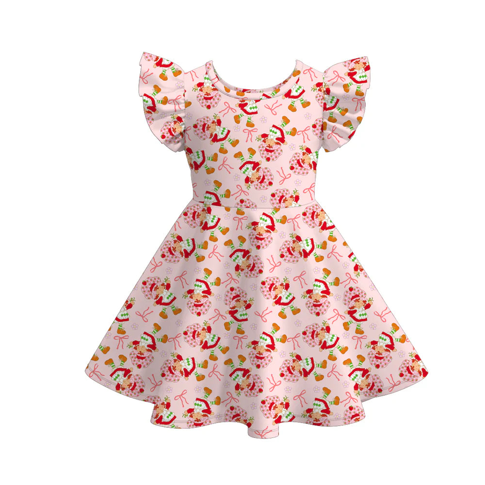 Strawberry Themed Twirl Dress | Preorder