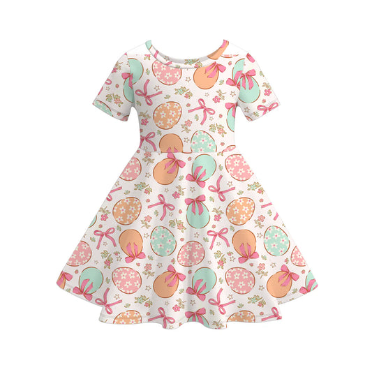 Easter Print Twirl Dress  | Preorder