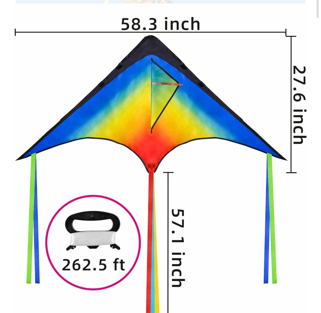 Rainbow Kite