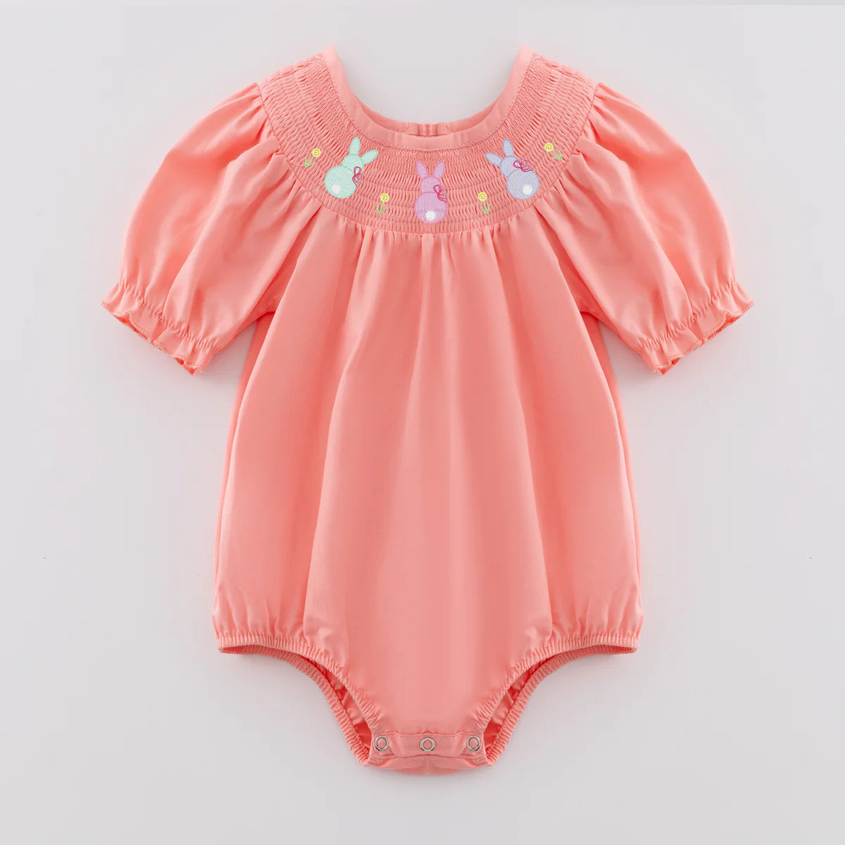 Embroidered Easter Smocked Dress and Romper  | Preorder