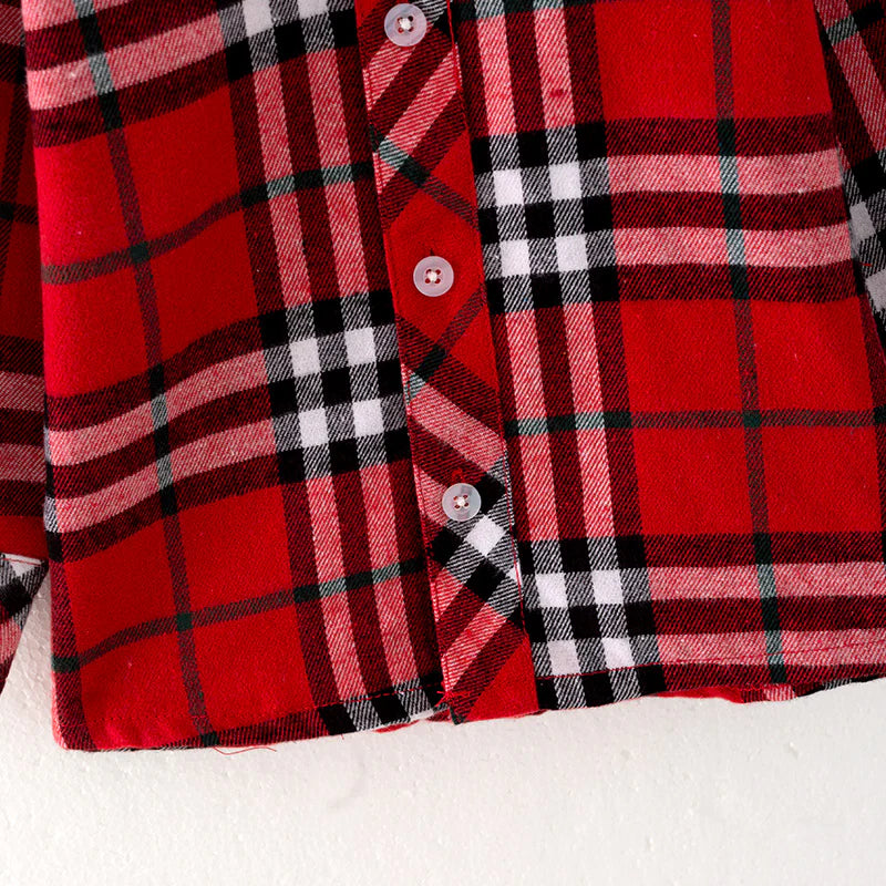Classic Red Plaid Christmas Shirt | Preorder