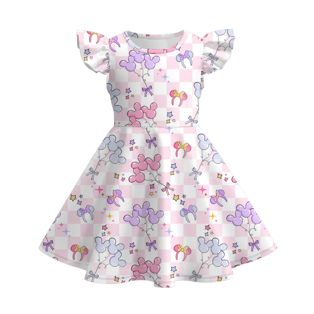 Bows and Mouse Ears Twirl Dress  | Preorder