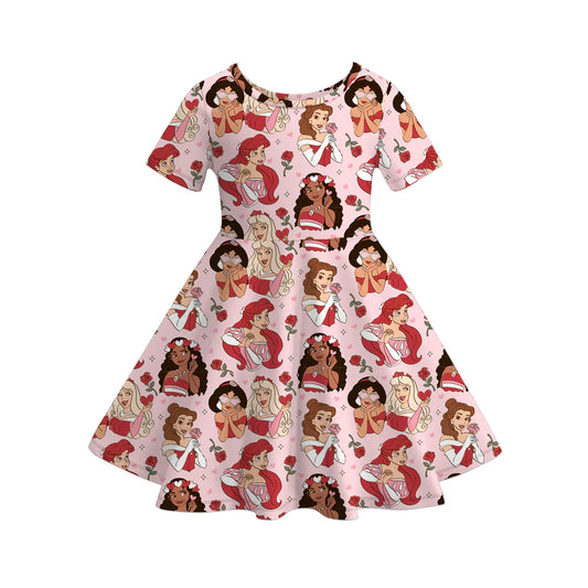 Character Love Day Print Twirl Dress | Preorder