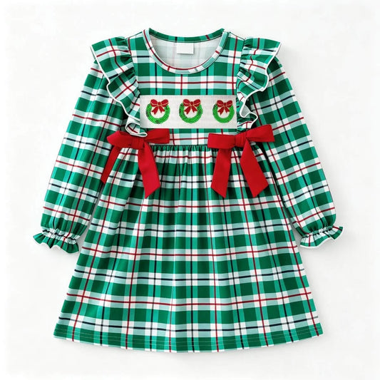 Christmas Smocked Dress | Preorder