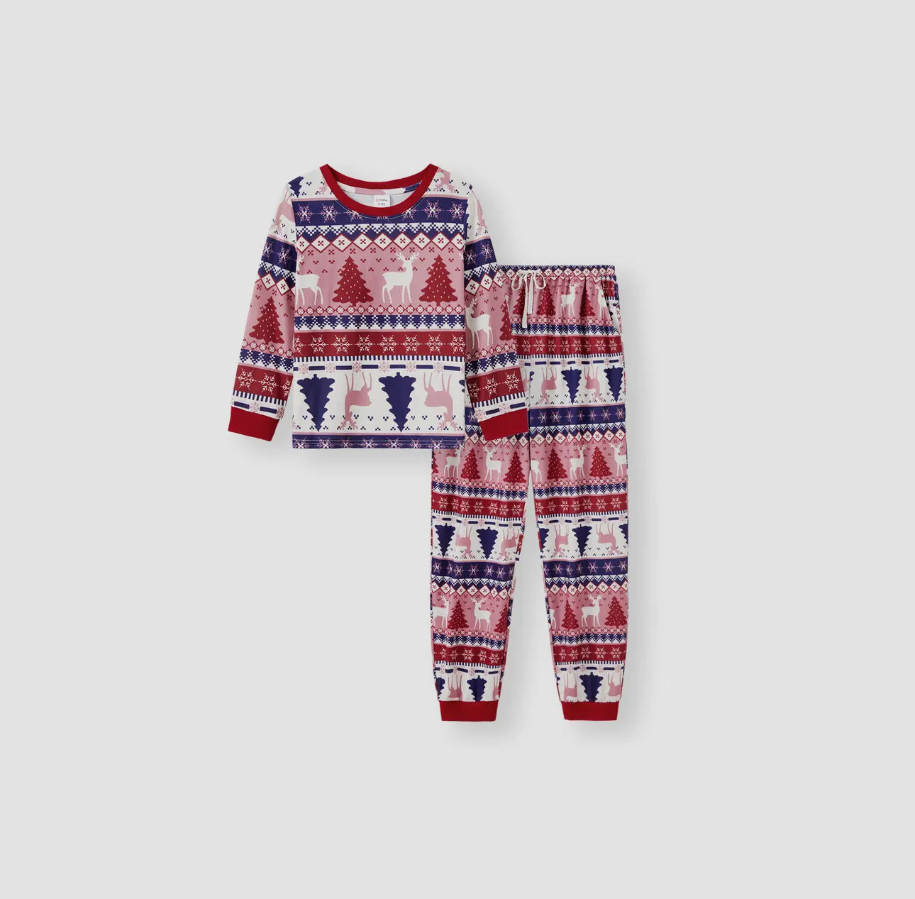 Red Reindeer Family Pjs|  PreOrder