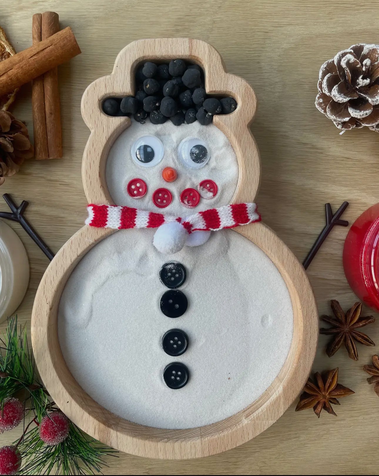 Snowman Sensory Tray | OreOrder