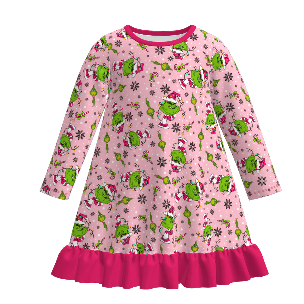 Grinch Themed Christmas PJS
