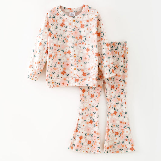 Fall Floral Pant Set | PreOrder