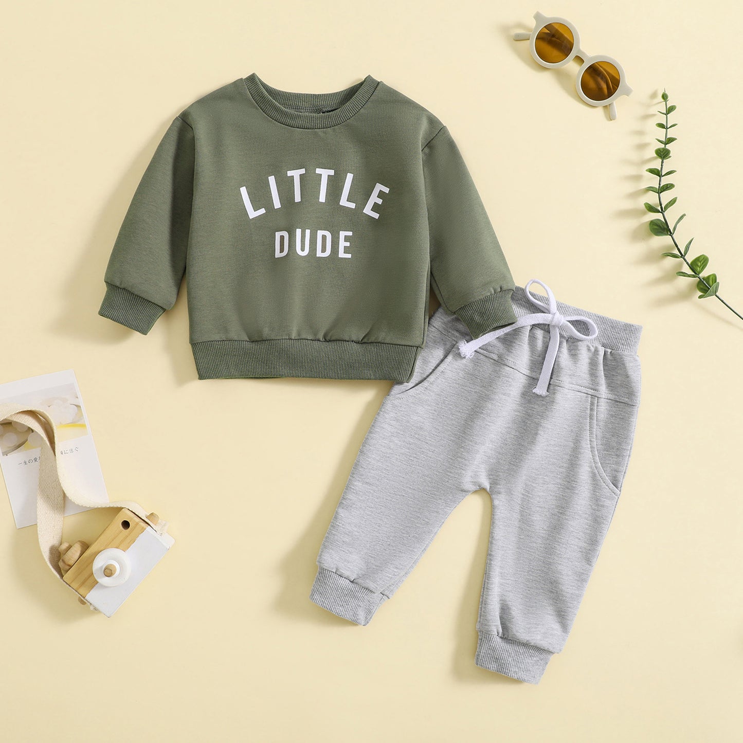 Little Dude Crew Set
