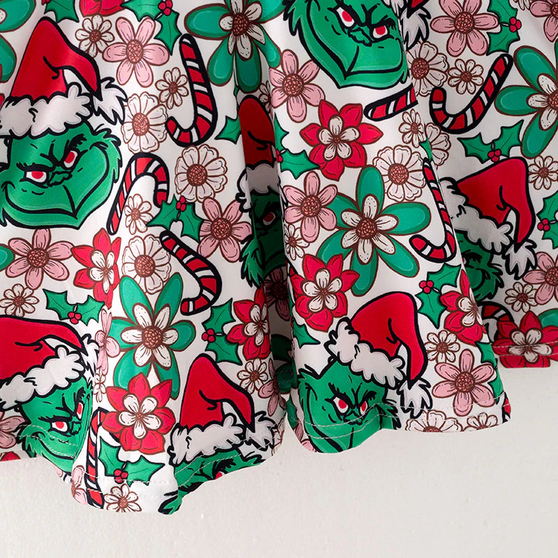 Santa Grinch Adult Twirl Dress | Pre-Order