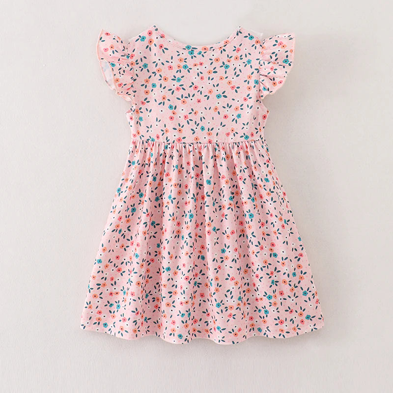 Peaches & Flowers Dress | Preorder