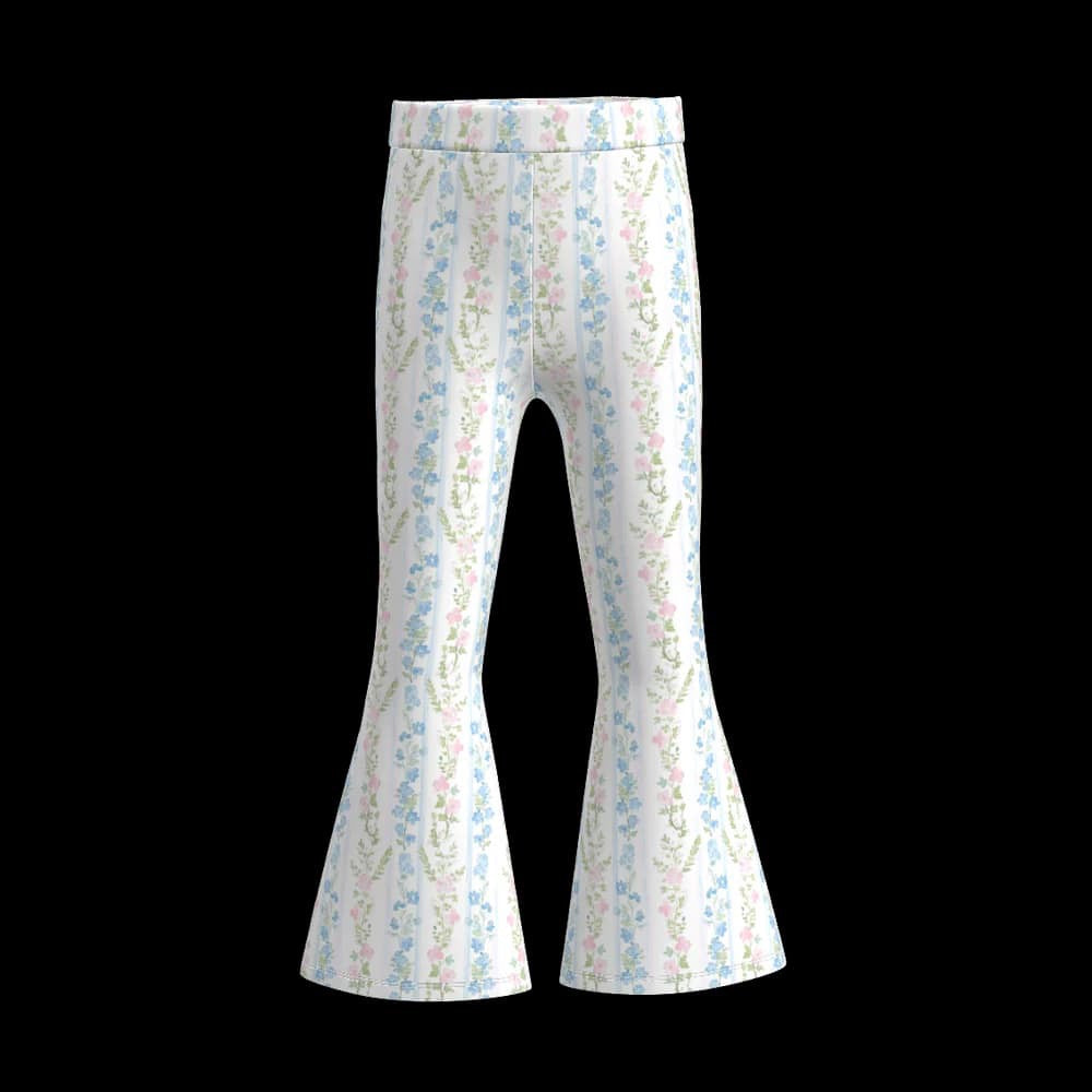 Spring Print Bell Bottoms | Preorder