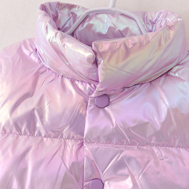 Laser Purple Down Vest | Pre Order