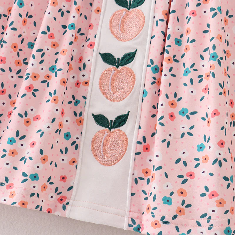 Peaches & Flowers Dress | Preorder