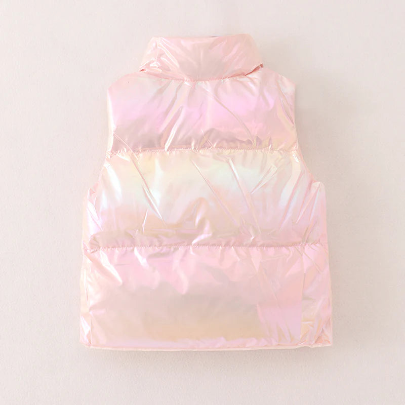 Laser Pink Down Vest | Pre Order