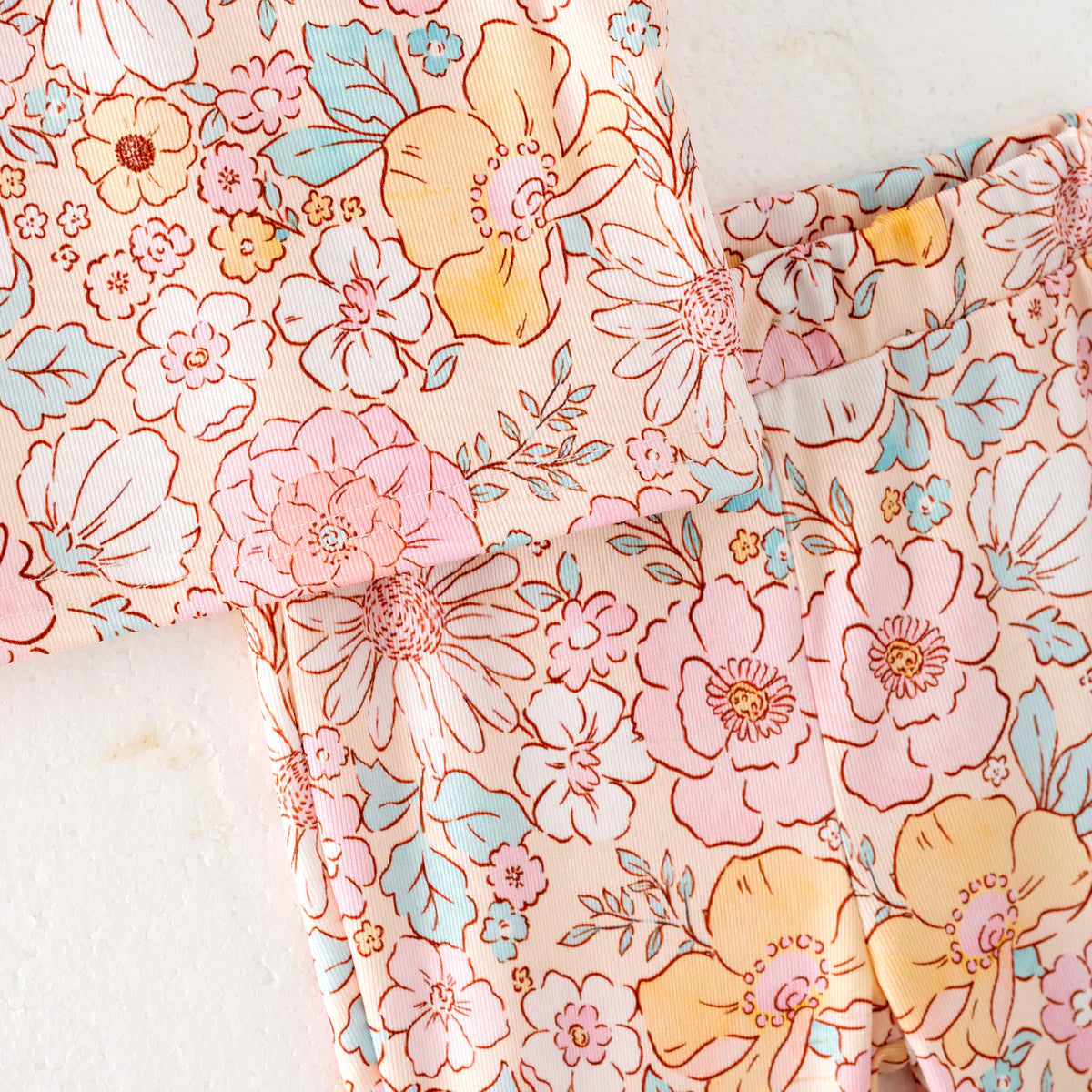 Flower Print Twill Set (2)| Preorder