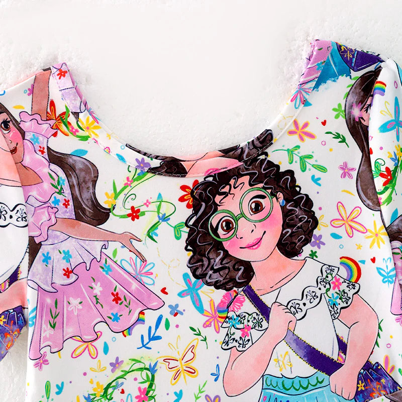 Quirky Print Character Twirl Dress  | Preorder