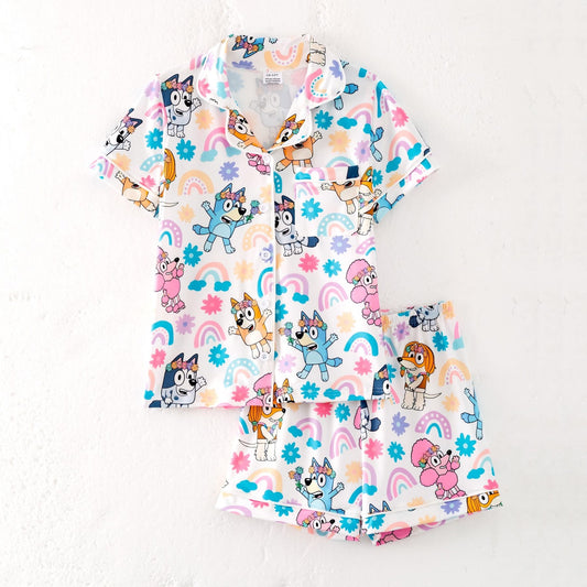 Rainbows & Flowers Pjs | Preorder