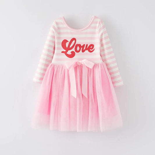 Love Print Tulle Dress | Preorder
