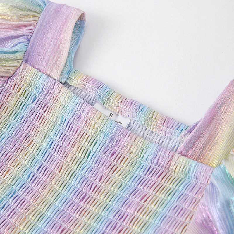 Rainbow Smock Dress | Preorder