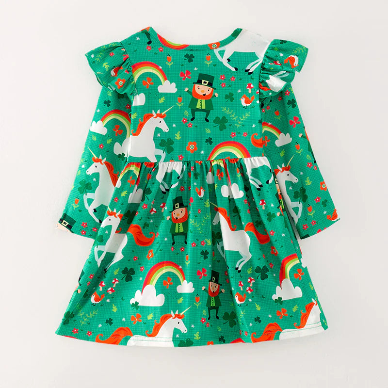 Unicorns & Leprechauns Twirl Dress | Preorder