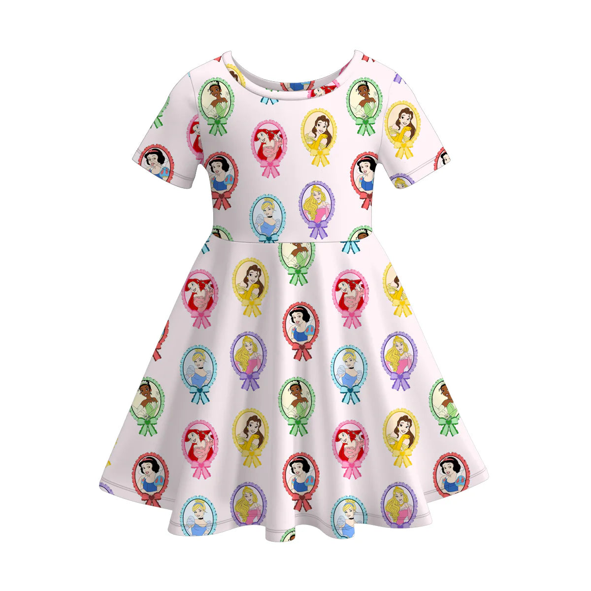 Princesses & Bows Twirl Dress  | Preorder