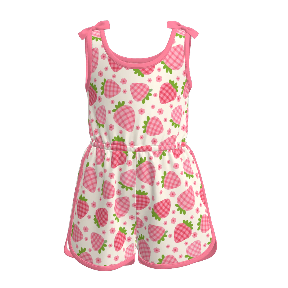 Strawberry Fields Summer Jumpsuit| Preorder