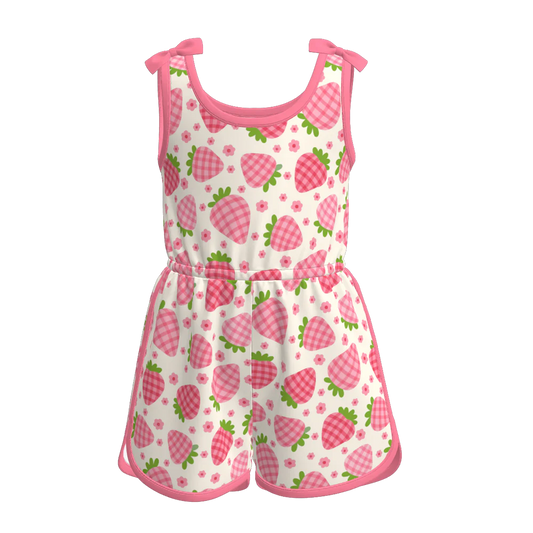 Strawberry Fields Summer Jumpsuit| Preorder
